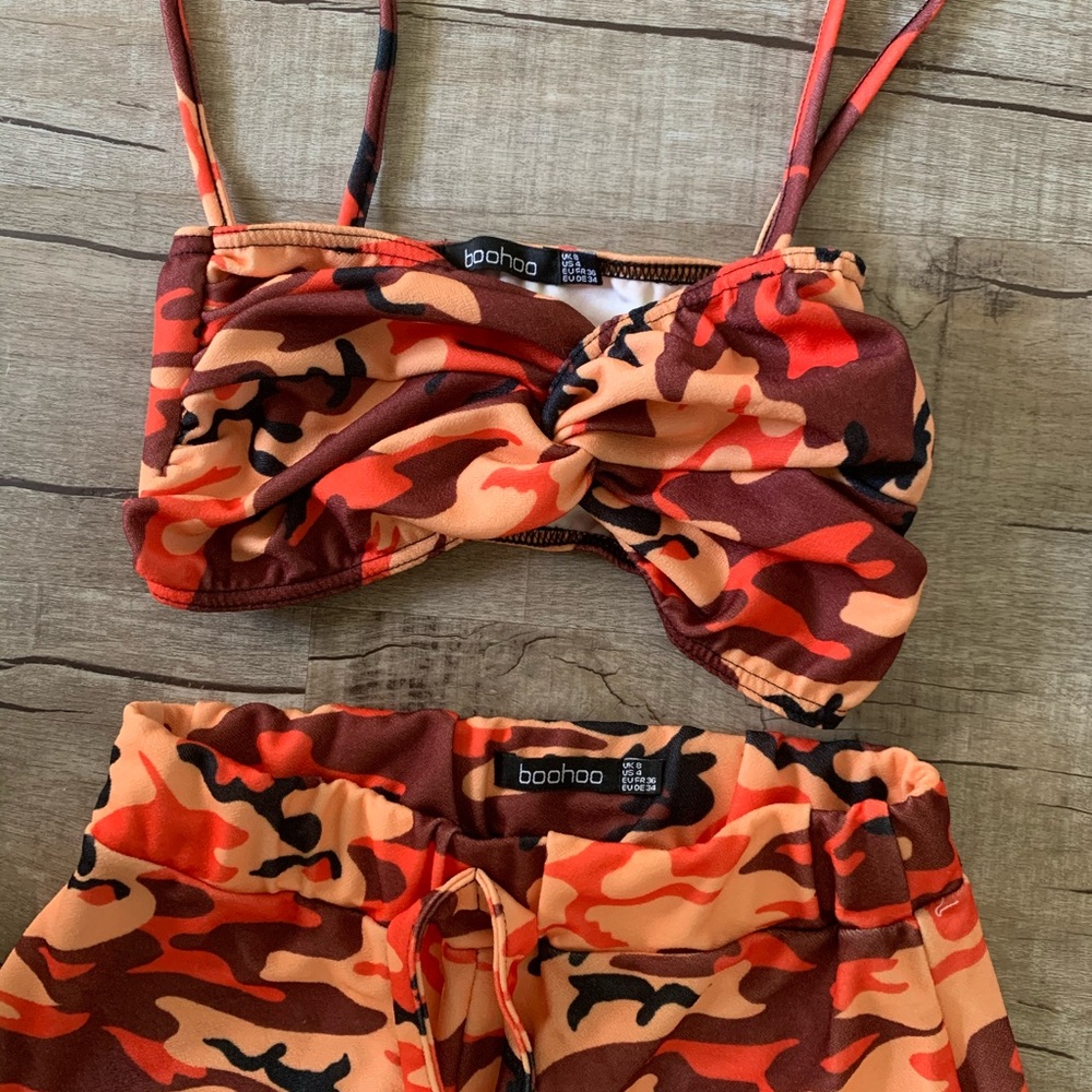 Orange 🍊 CAMO SET